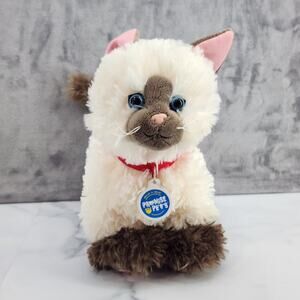 BAB Build a Bear Workshop Siamese Cat Ragdoll Kitty Promise Pets stuffed animal